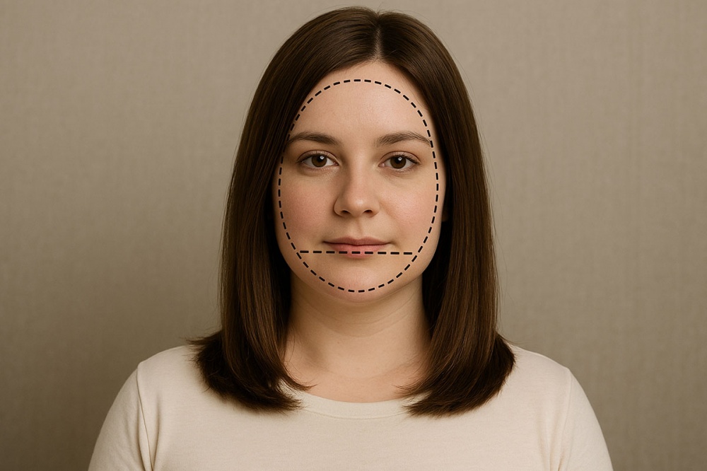Как подобрать длину парика для круглого лица